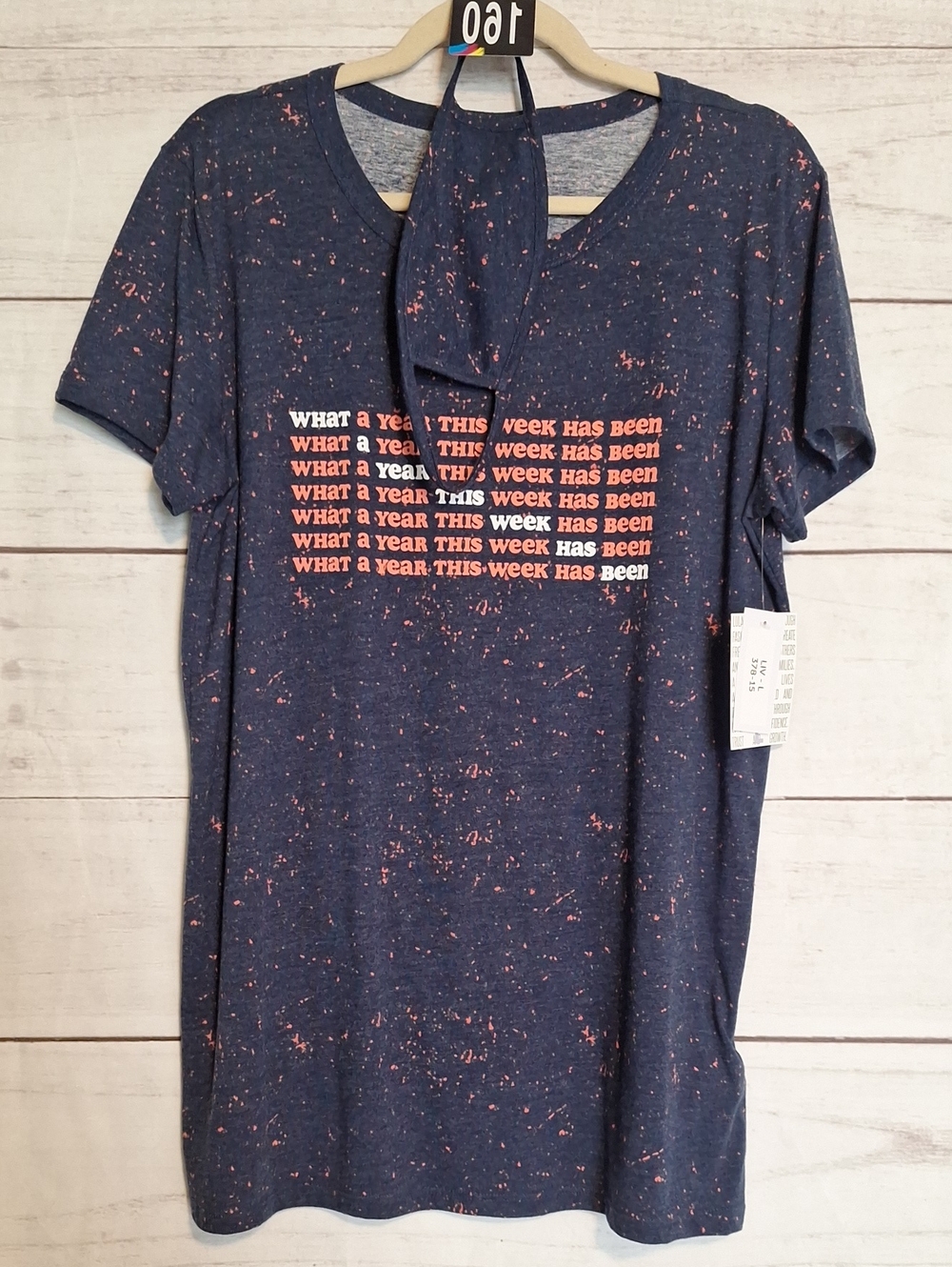 NWT LuLaRoe Liv TEE with Matching Face Mask